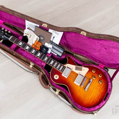 2015 Gibson Custom Shop True Historic 1960 Les Paul Standard R0 Vintage Cherry Sunburst, Mint w/ Case, Tags & COA image 21