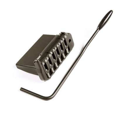 Hipshot Contour 2-Point Strat Tremolo Bridge Black - 42mm Block - 42100VB image 2