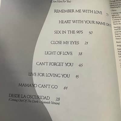 Gloria Estefan Into The Light Piano, Vocal & Guitar Book image 2