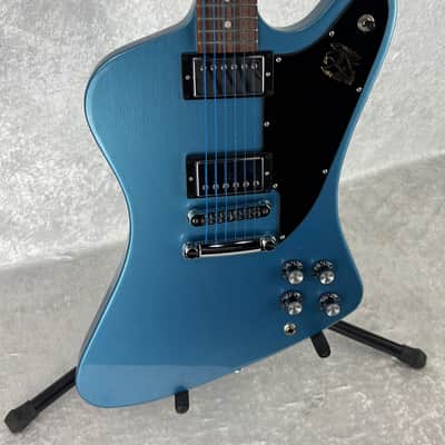 2017 USA Gibson Firebird Studio electric guitar in Pelham Blue with bag image 11