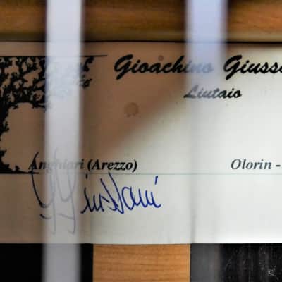 Gioachino Giussani 2005 lattice classical guitar image 11