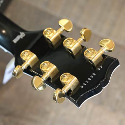 2025 Gibson Les Paul Custom Electric Guitar Black Ebony + COA OHSC image 21