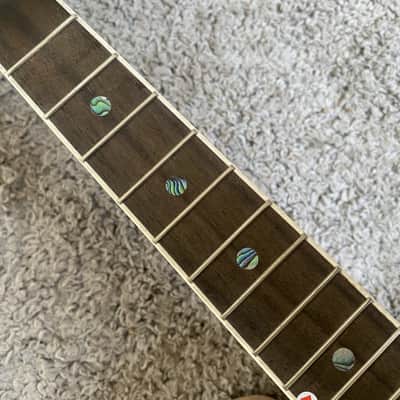 All Solid Mahogany 8 String Mandolin, Rosewood Fingerboard Neck image 7