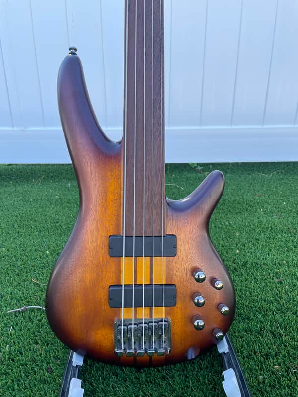 Ibanez SRF705BBF Portamento Fretless 5-String Bass | Bartolini + Piezo | Excellent image 1