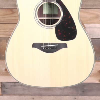 Yamaha FG830 Acoustic Guitar Natural imagen 1