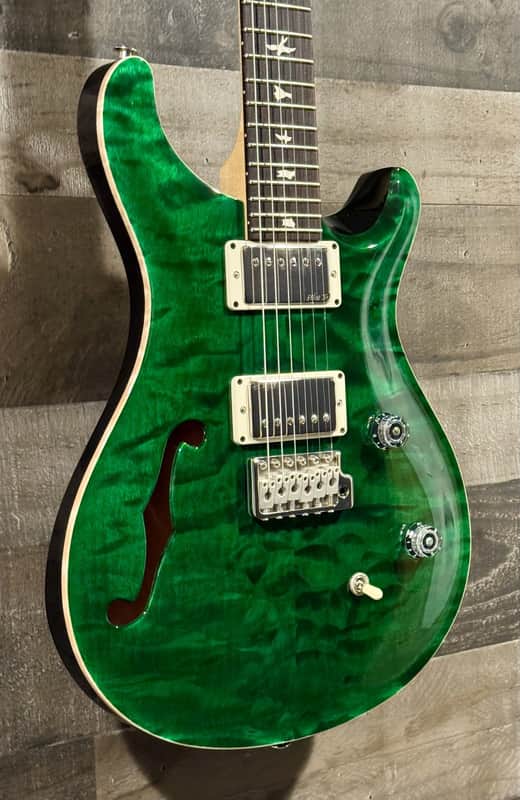 PRS CE24 Semi-Hollow Limited Emerald Green #5517 - 7.0 lb’s image 1