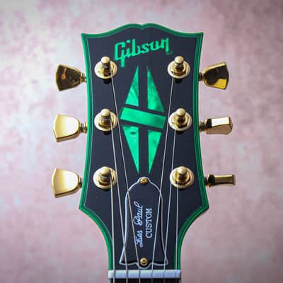 GIBSON USA Custom Shop M2M Les Paul Custom Widow "Green Widow + Ebony" (2024) image 14