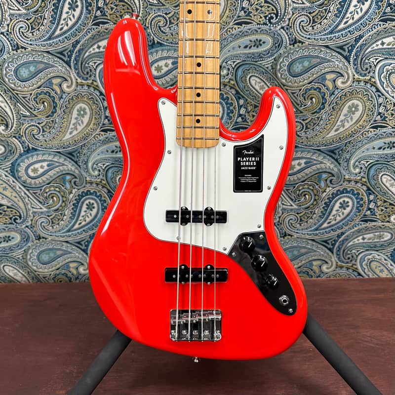 Fender Player Series II Jazz Bass Coral Red image 1