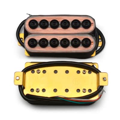 Transparent Neck and Bridge Guitar Large Pole Humbucker Pickups image 2