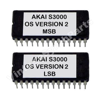AKAI S3200 - S3000 - S2800 - Operating System 2.0 EPROM firmware update upgrade OS