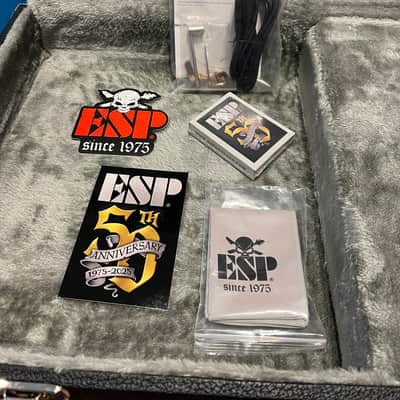 ESP Will Adler Warbird | Distressed Black with Graphic image 8