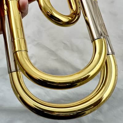 Yamaha YSL-448G Intermediate Bb/F Trombone 2010s - Lacquered Brass image 16