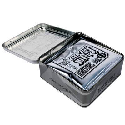 Ernie Ball John Mayer Signature Silver Slinky String Tin image 3