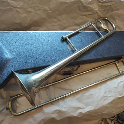 Vintage Pan American Trombone, USA, with case/mouthpiece, Good condition image 10