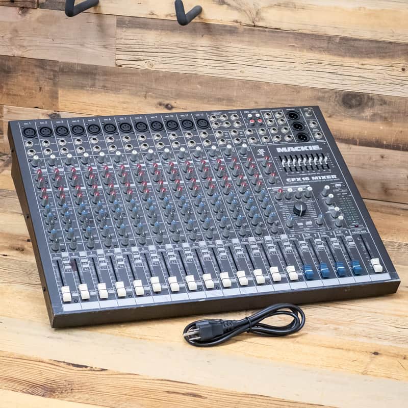 Mackie CFX16 (CFX-16) 16-Channel Mixer 12 XLR Mic Inputs & Effects U287998 image 1
