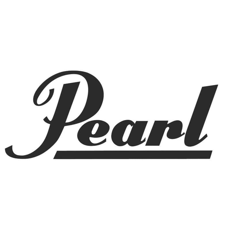 Pearl Logo Sticker Black, 5"x2" image 1