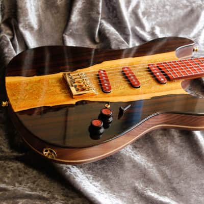 Build to order GB Liuteria Boutique Petra 6 string fiber optic lights edition image 18
