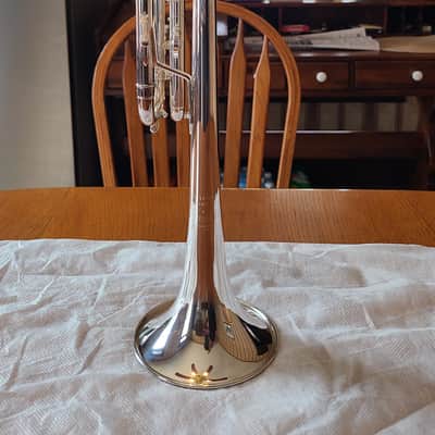 MINT/Unplayed since purchase Bach Stradivarius C Trumpet - Model C180SML229 - Silver Plated - 2002 Elkhart - Professional Grade, Original Case and Accessories image 10