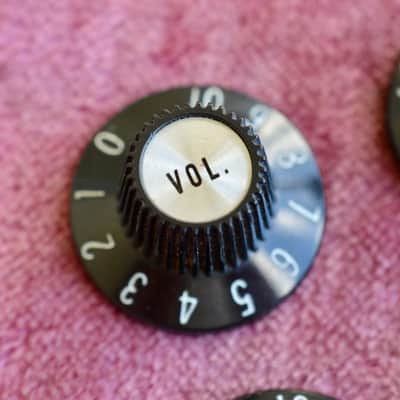 Vintage 1960's Gibson Witchhat Knob Set Witch Hat SG Standard ES-335 ES175 image 4
