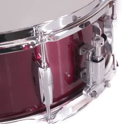 Pearl Export Standard 14" x 5.5" Snare Drum – Wine Red – Excellent image 5