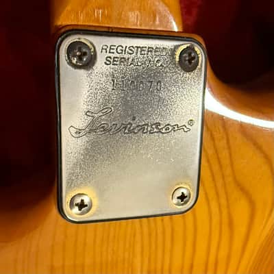 Levinson Blade RH4 , by Gary Levinson HSS, 90s - Natural amber image 13