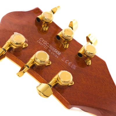 Gretsch Limited Edition Electromatic Flame Okoume Broadkaster 2025 - Present - Roundup Orange image 9