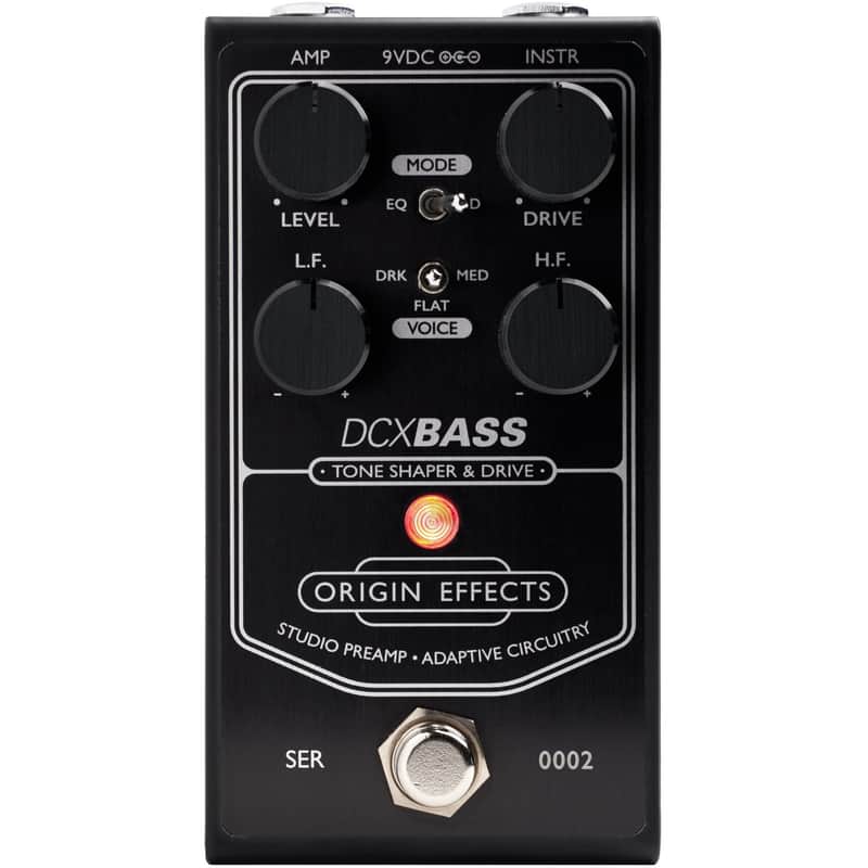 Origin Effects DCX Bass Preamp Pedal, Black image 1
