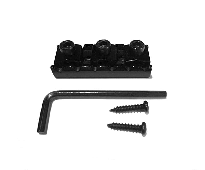 Floyd Rose Jackson® BH43 R3/12-Radius Top Mount for Floyd Rose Locking Nut System - L2 Black image 1