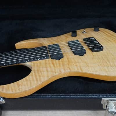 Bernie Rico junior (jr.) Hesperian 727 7 string 2012 natural oiled finish image 5
