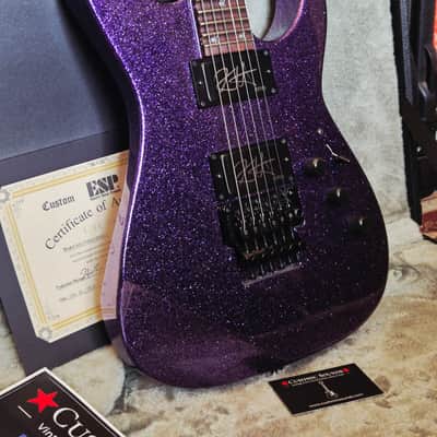 ESP Custom Shop KH-2 Kirk Hammett Signature 2018 - Purple Sparkle ☆VIDEO☆ image 6