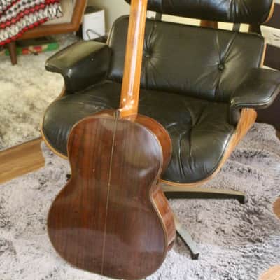 Unknown Flamenco guitar Brazilian Rosewood sides and back 1930s image 3