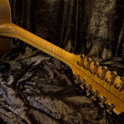 Guild jf30-12 1999 Highly Figured Flamed Neck Excellent Condition Great Play Ability image 8
