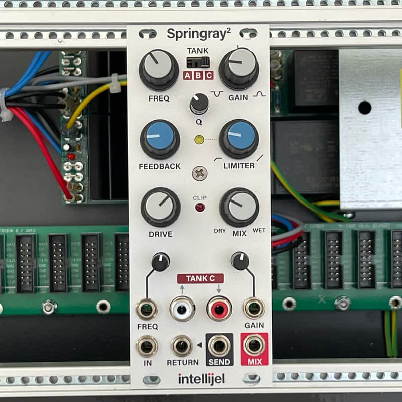 Intellijel Springray 2 Spring Reverb eurorack Synth Module 2018 - Present - White image 1