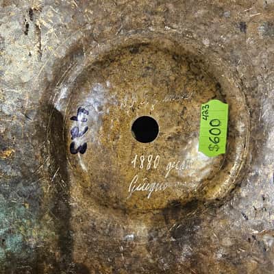Quiqeg Cymbalsmith 19 5/8" Prototype Ride Cymbal 1880g - Made In Italy image 5