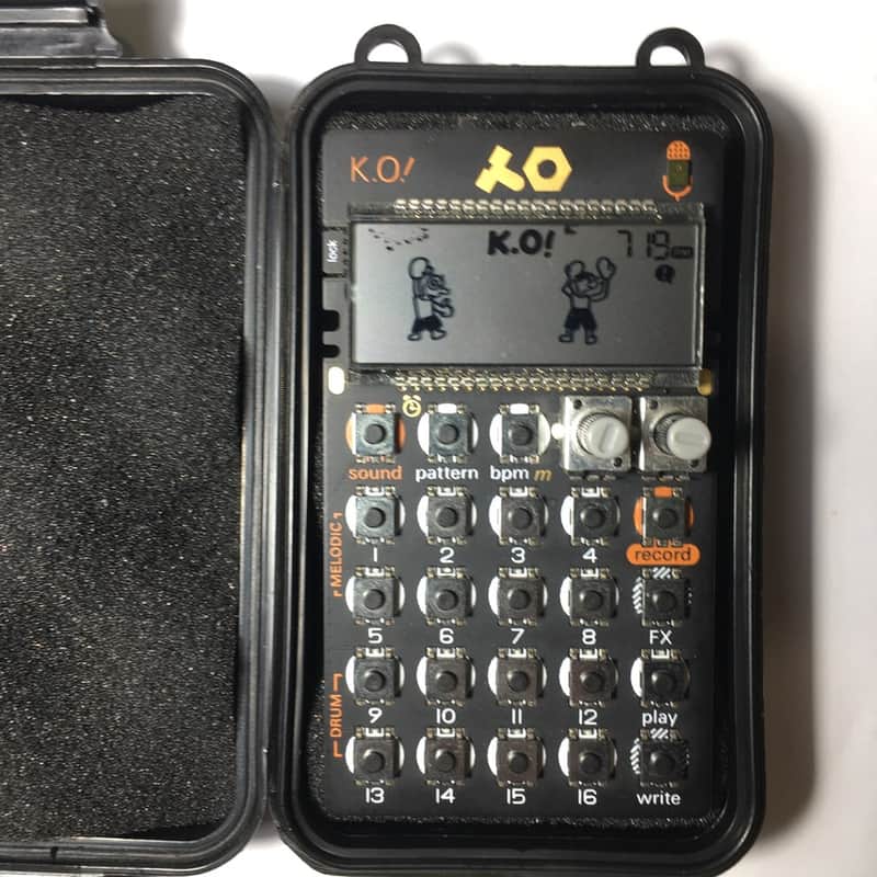 Hard Case for Teenage Engineering Pocket Operator PO-33 PO Hard Case for Teenage Engineering Pocket Operator PO-33 PO