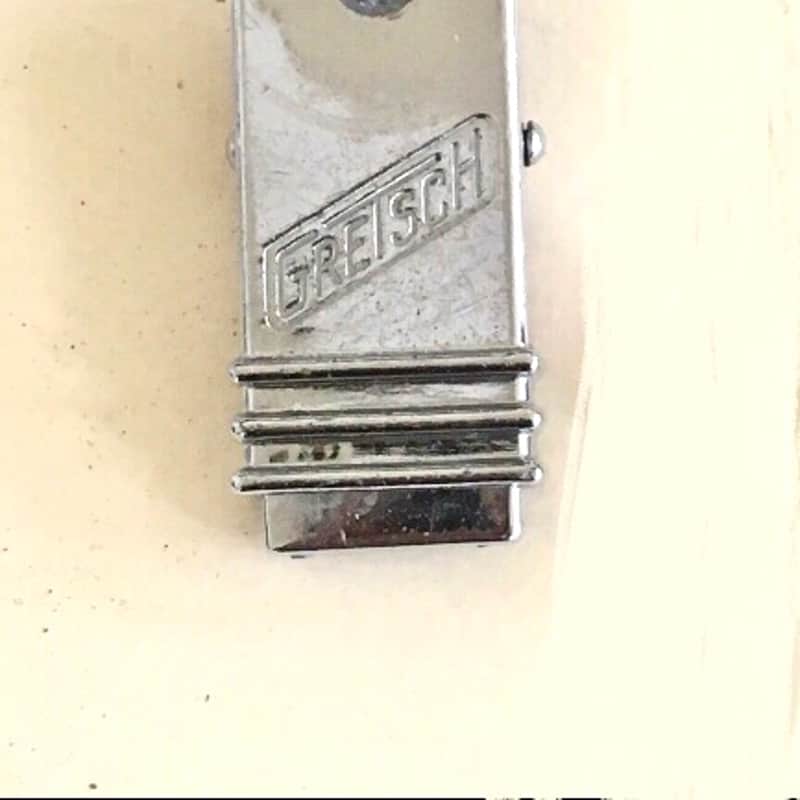 1950s Gretsch Round Badge Snare Strainer Plate Chassis Chrome