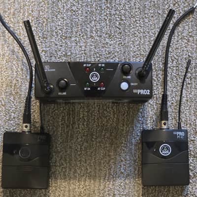 AKG WMS40 Mini2 Wireless Instrument Transmitter & Receiver Set image 1
