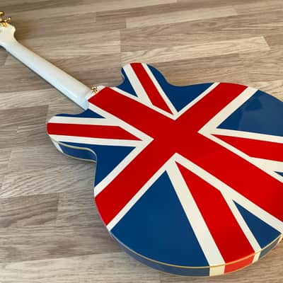 TPP Noel Gallagher "Union Jack" Custom Modified Epiphone Sheraton II Oasis Tribute - Mini Humbuckers image 3