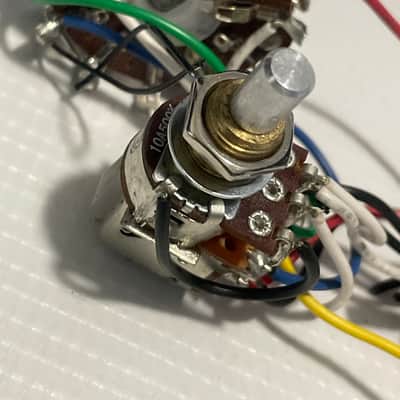 2010's Era MIM Charvel San Dimas Pro Mod Style 1 Guitar Complete Electronics Wiring Volume Pot Jack image 4