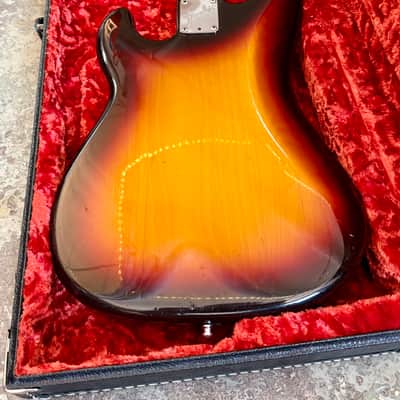 Fender Precision Bass 1983 - Sunburst original vintage USA Fullerton P image 11