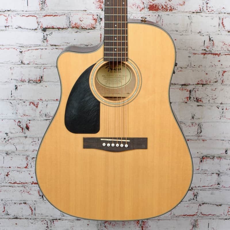 Fender - 2016 CD-100CE LH Left Handed Acoustic Electric Guitar Natural - USED image 1