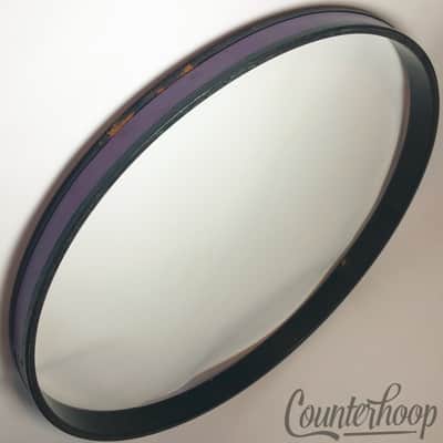 *Premier 22" Polychromatic Royal Purple Bass Drum Hoop/Rim Birch Vintage 70s UK* image 2