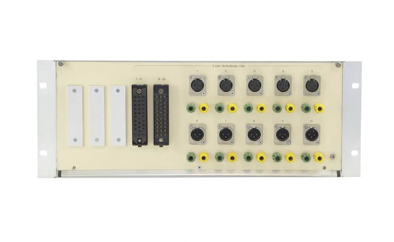 19-Zoll 5HE Audio patchfield with Adapter/Formatwandler Funktion | SF203 image 1