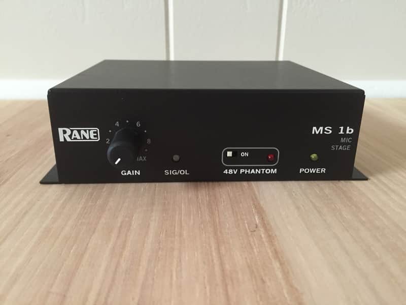 Awesome Rane MS1b Microphone Preamp Made in USA w/ RS 1 Power