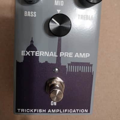 Trickfish Amplification External Pre Amp (EPA) Pedal 2026 - gray/purple image 10