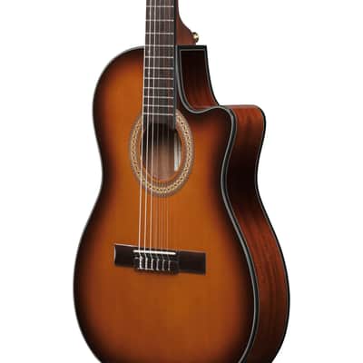 Ibanez GA35TCE GA Classical Acoustic Electric Guitar - Violin Sunburst image 5