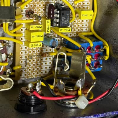 Paul Cochrane Tim V1 Overdrive-Boost, 2010s, Hand Wired - Purple image 13