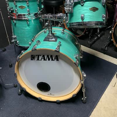 Tama Starclassic Surf Green Silk Walnut/Birch 3-pc + snare image 1