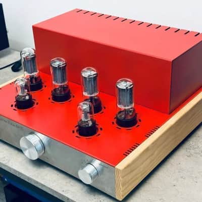 6P3S Rare Tube Integrated Amplifier Push Pull 2x20W Handmade UA Warranty image 6
