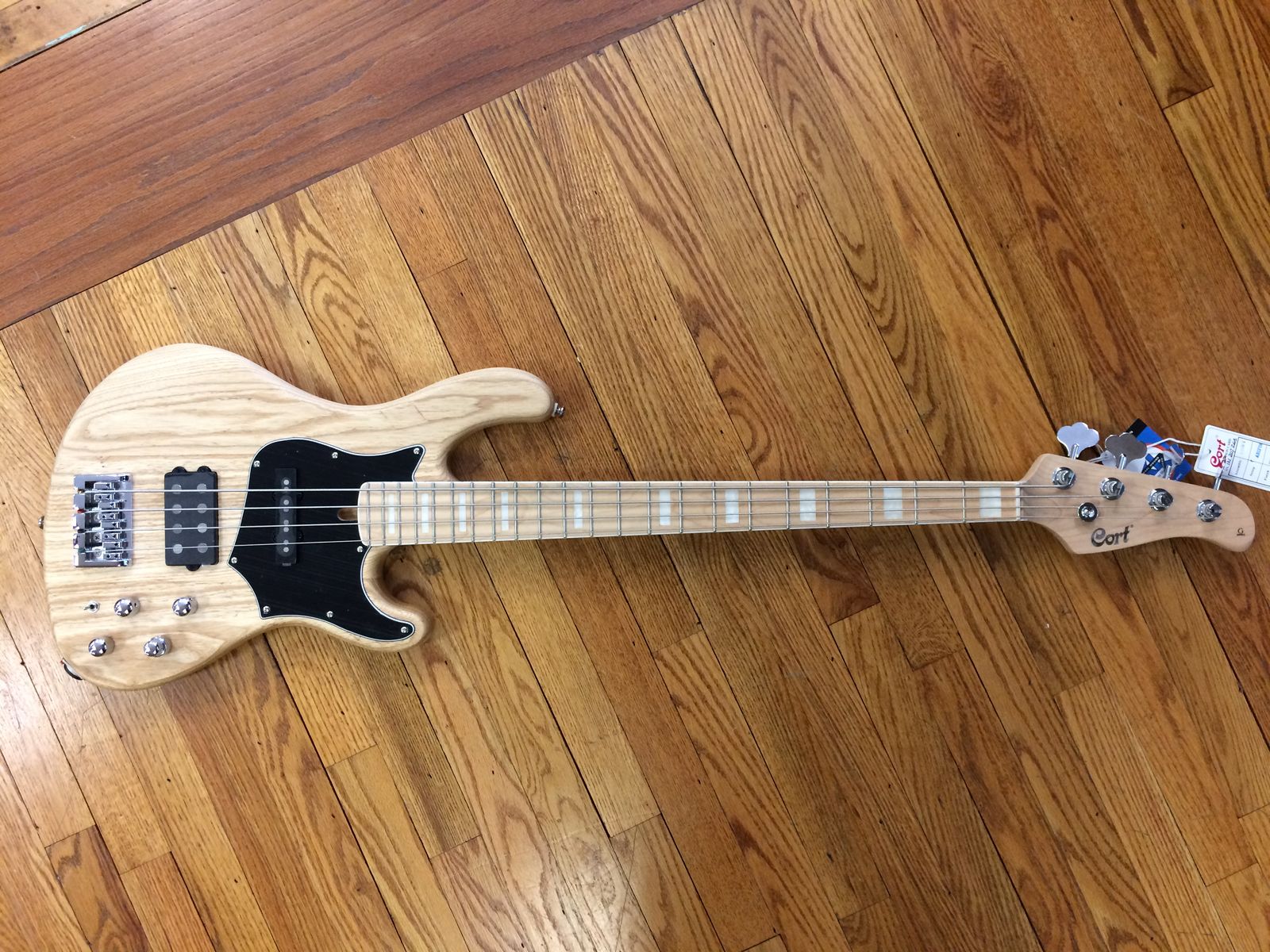 Cort GB74 OPN 4-String Bass Open Pore Natural | Reverb